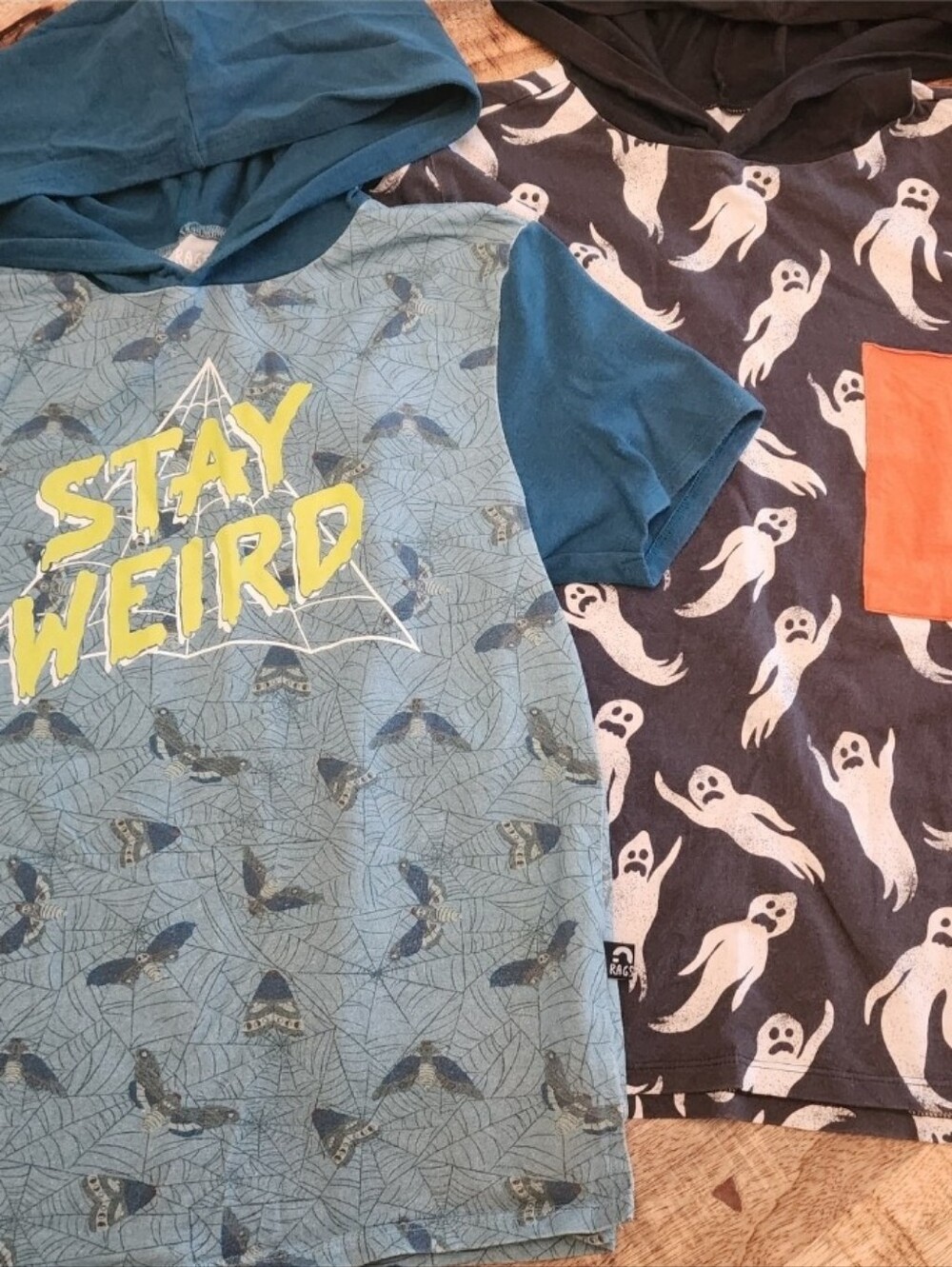 Rags To Raches 7/8 Halloween Hooded Tees